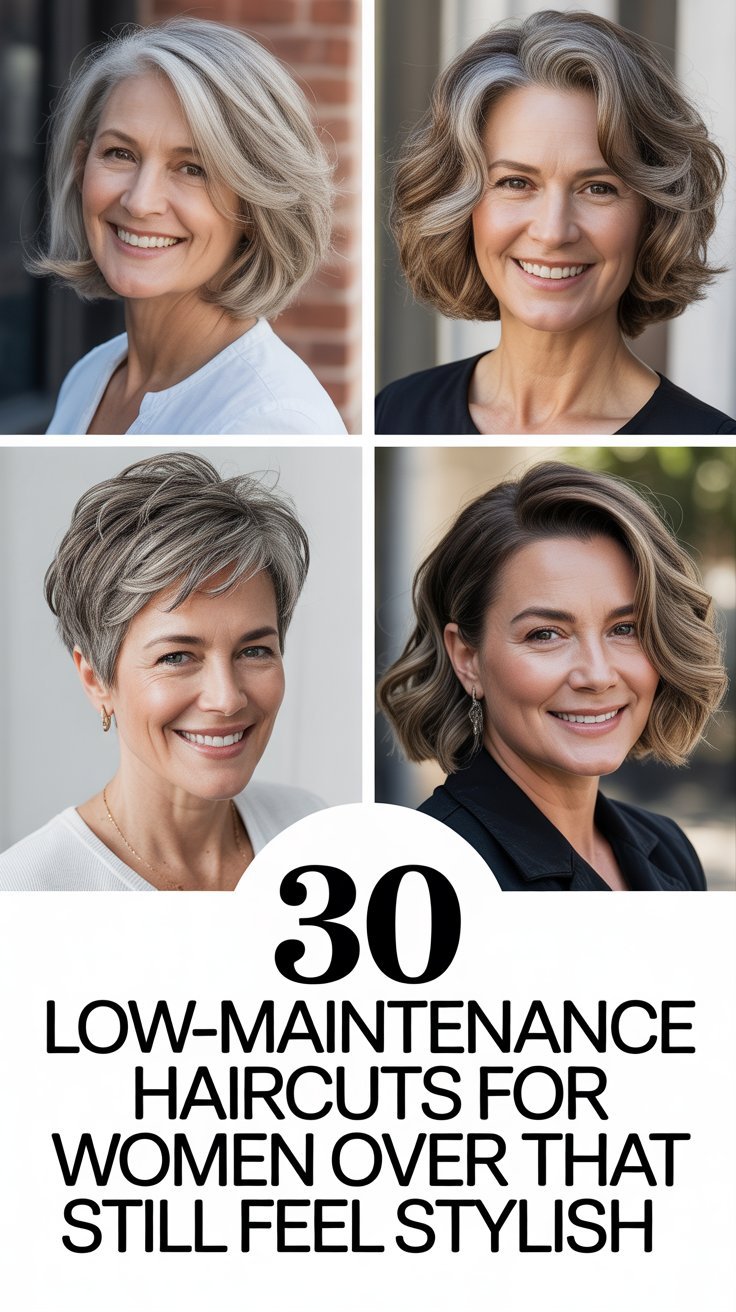 30 Low-Maintenance Haircuts for Women Over 60 That Still Feel Stylish