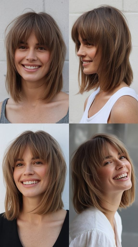  Long Bob With Shattered Bangs