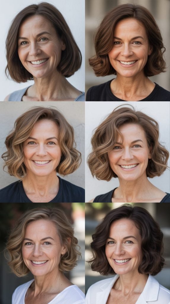 Long Bob with Gentle Waves