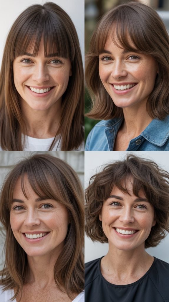 Bob With Brow-Skimming Bangs