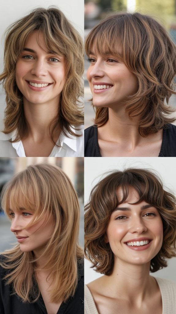 Shaggy Layers with Wispy Bangs