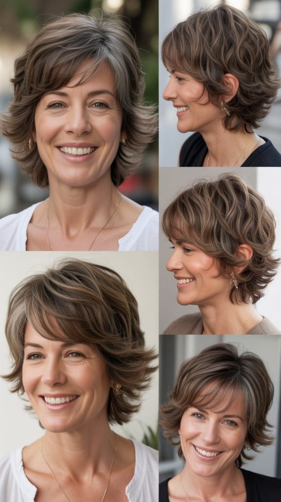 Piece-y Shag with Tapered Ends