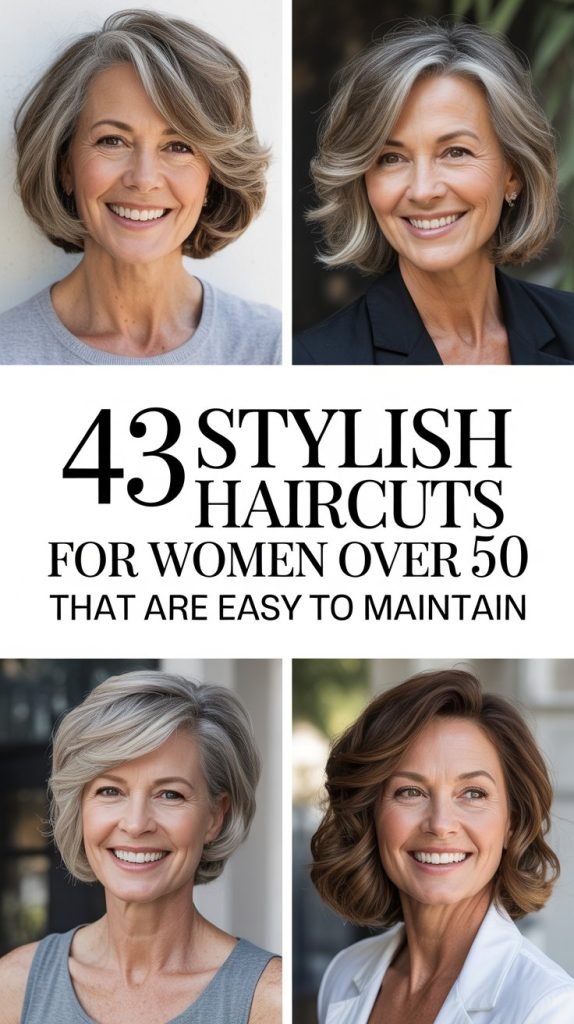 43 Stylish Haircuts for Women Over 50 That Are Easy to Maintain