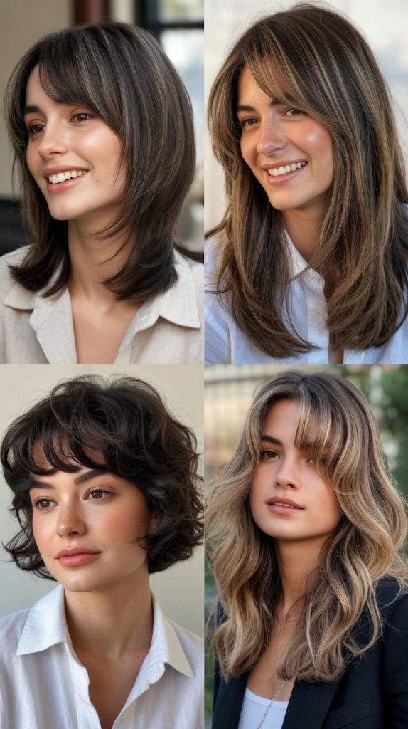 Layered Cut with Wispy Bangs