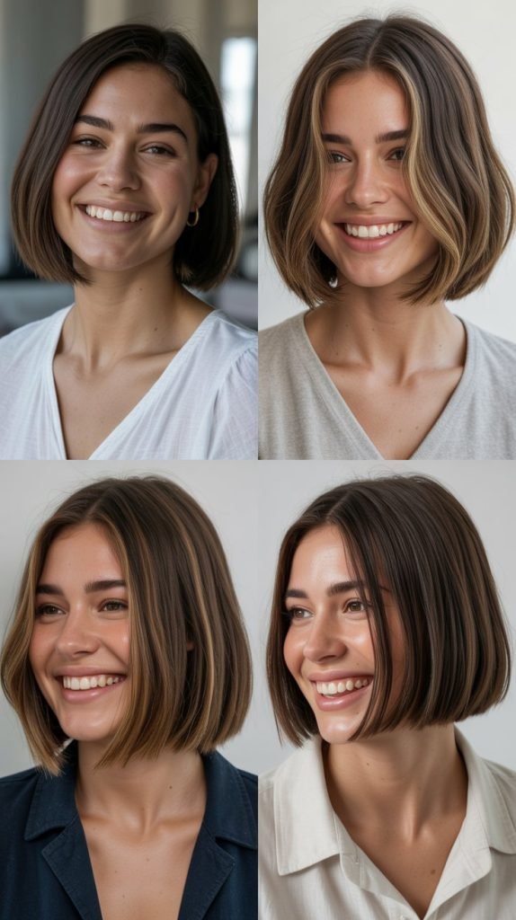 Blunt Cut Bob with Subtle Layers