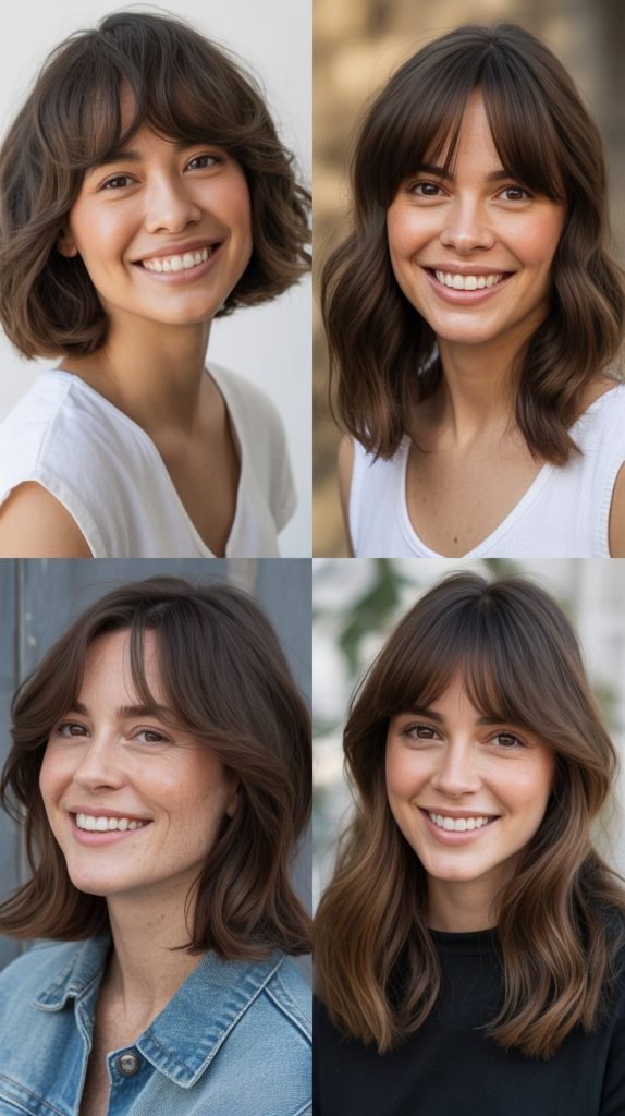  Curtain Bangs with Any Length