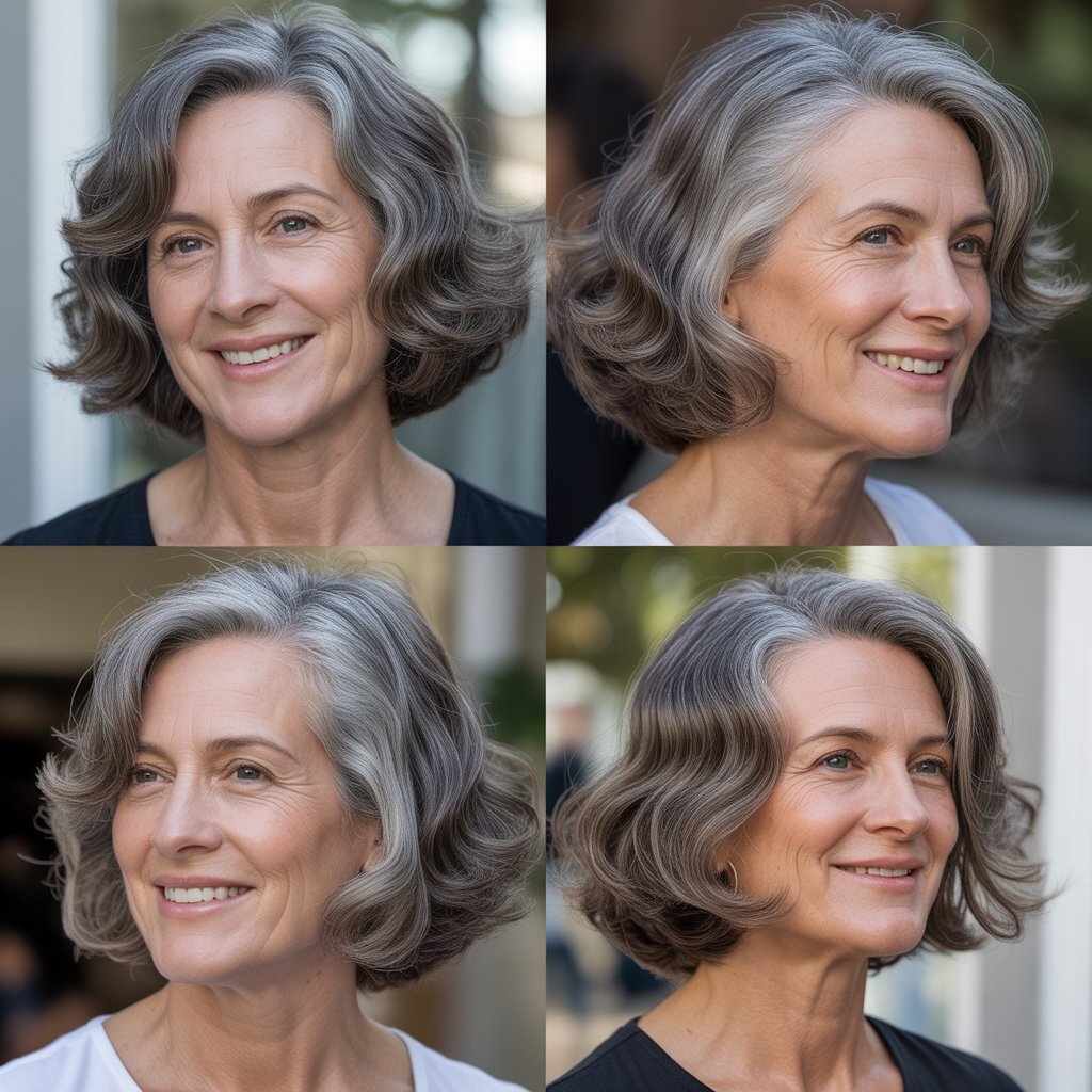 Collarbone Lob with Subtle Waves