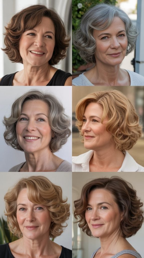 . Wavy Bob with Natural Texture