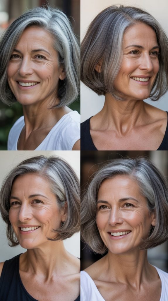 Angled Bob with Undercut