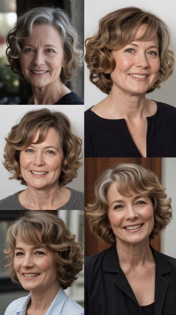 Chin-Length Wavy Bob