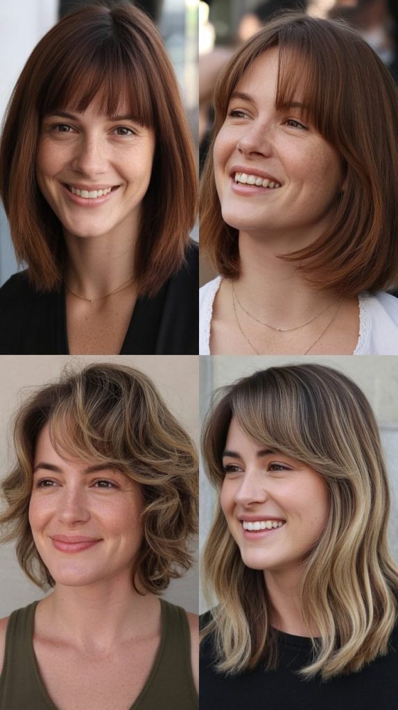  Layered Lob with Wispy Bangs