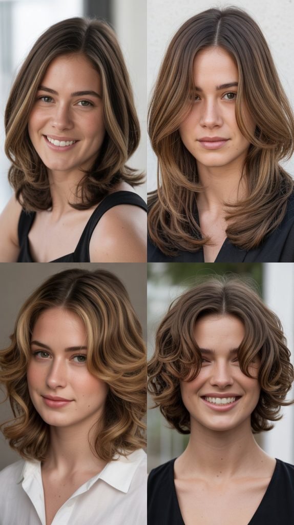  V-Shaped Layers with Center Part