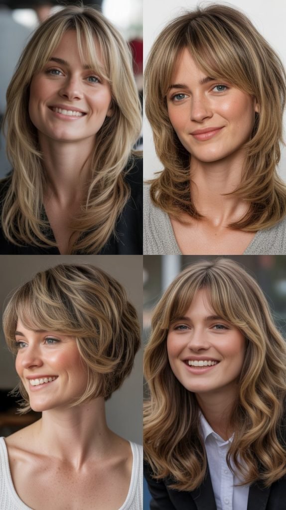 Layered Bangs with Layered Lengths
