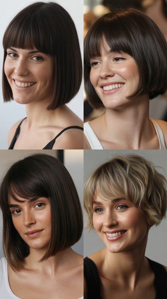  Precision Bob With Heavy Bangs