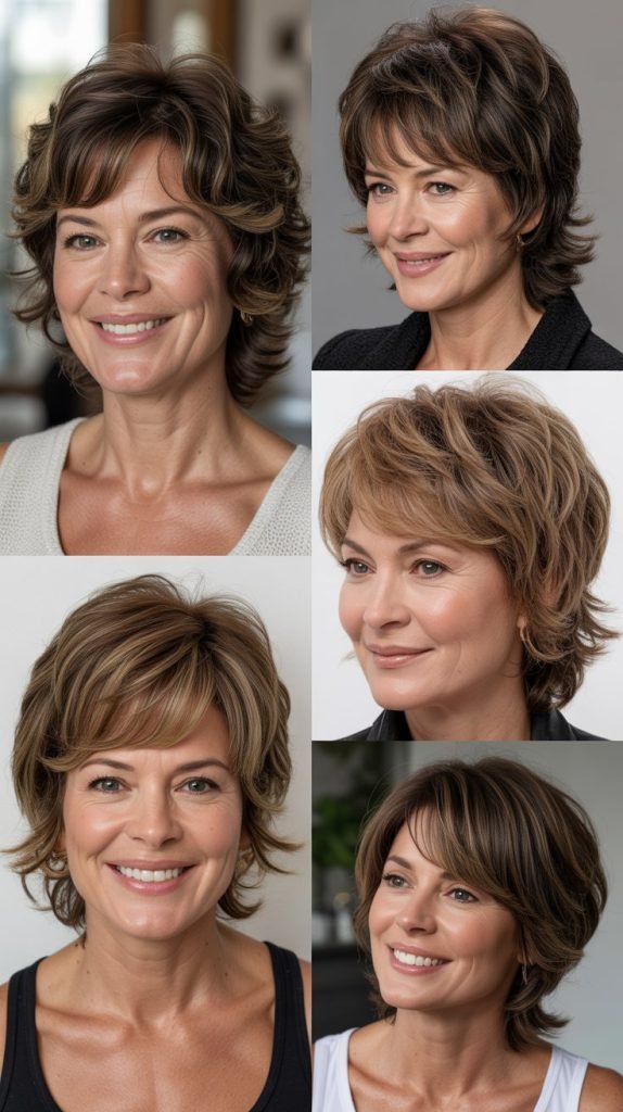 Choppy Shag with Bangs