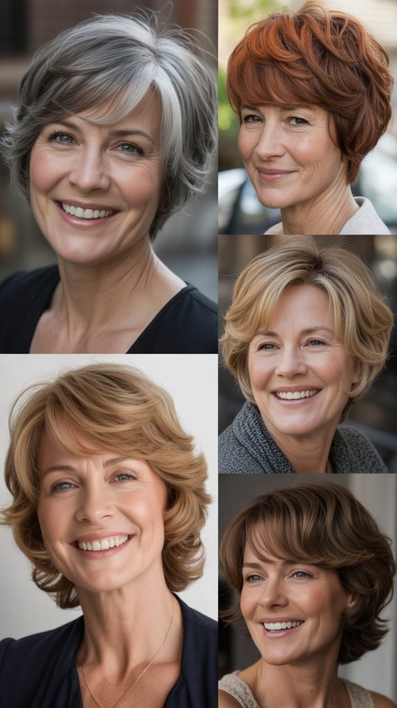 Classic Crop with Choppy Side Bangs