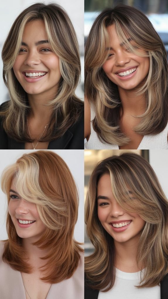 Layered Cut With Money Pieces