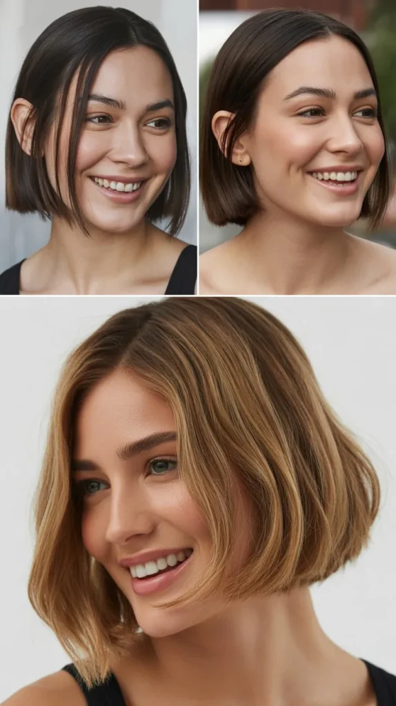 Chin-Length Bob with Soft Layers