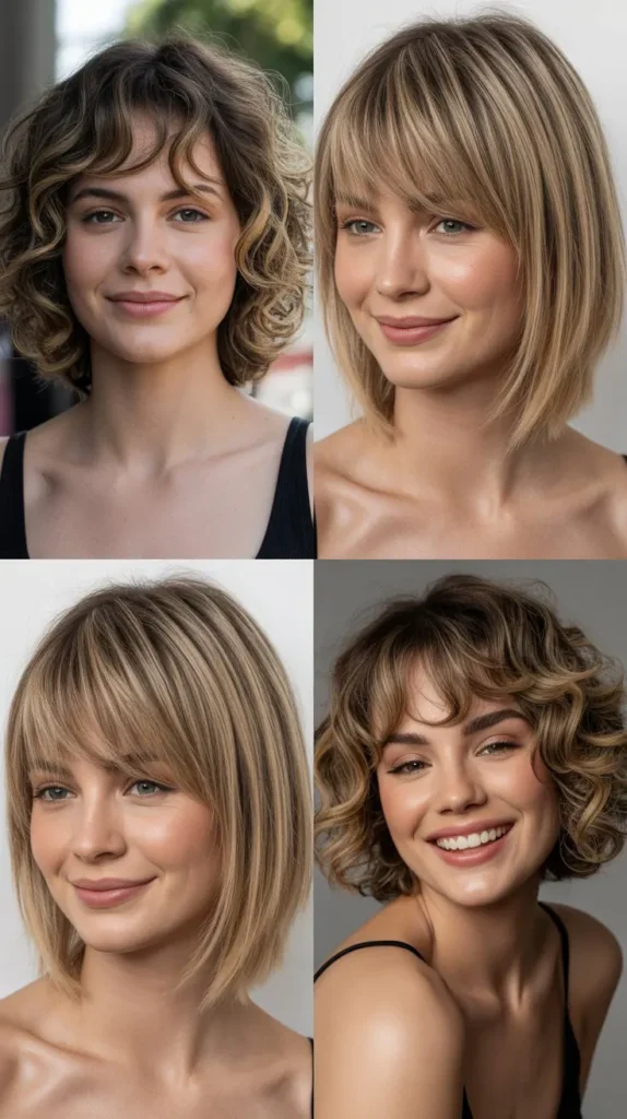 Layered Bob with Piecey Bangs