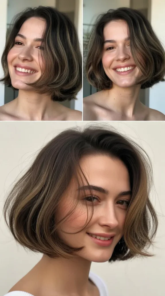 Chin-Length Cut with Wispy Ends