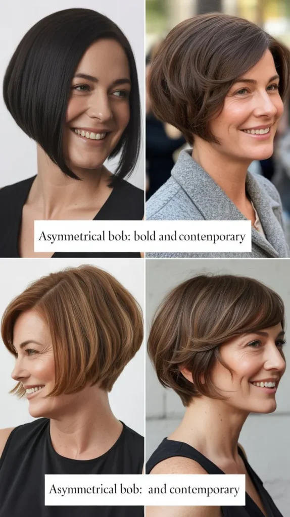 Asymmetrical Bob: Bold and Contemporary