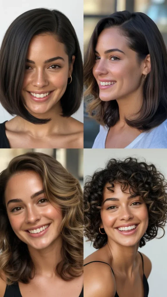 Sleek Straight Chin-Length Cut