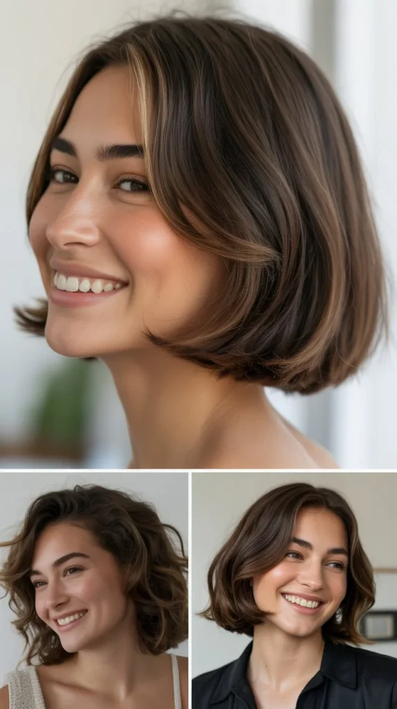 Sleek Layered Bob with Shine