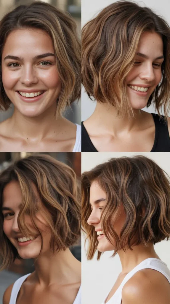 Chin-Length Bob with Shattered Ends