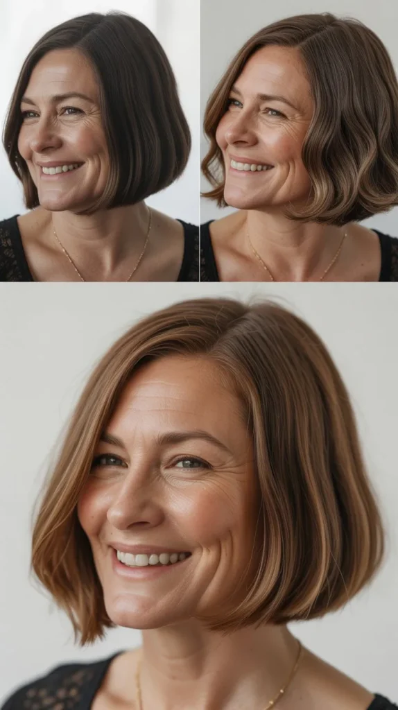 Chin-Length Blunt Bob