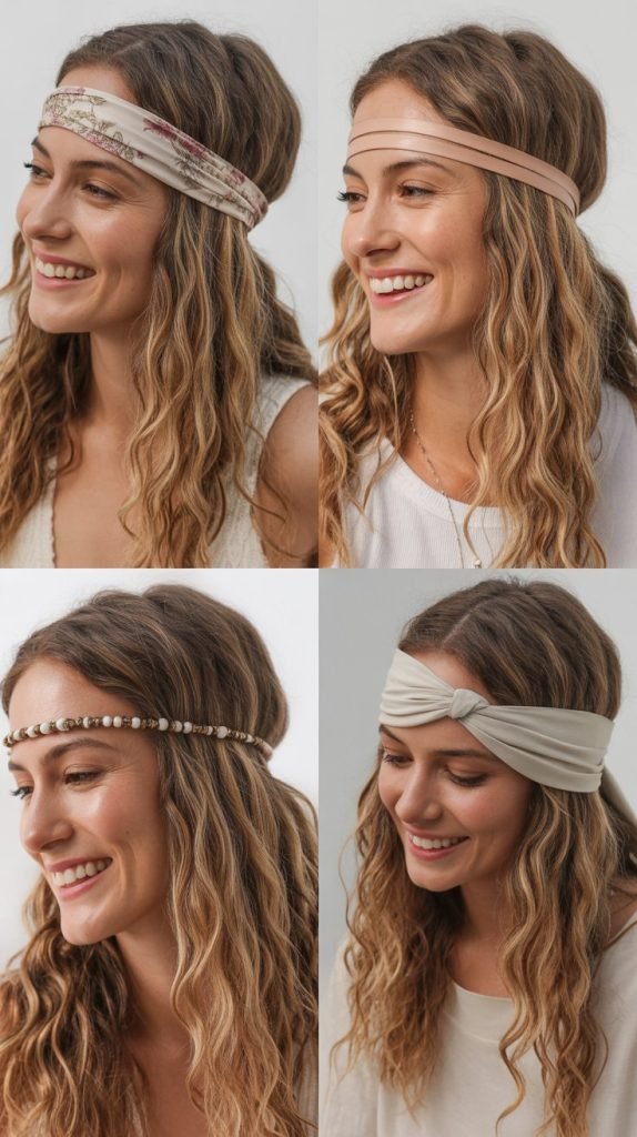 Loose Waves with Headband