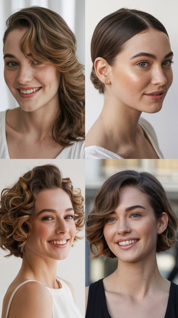 The Side Swept Style