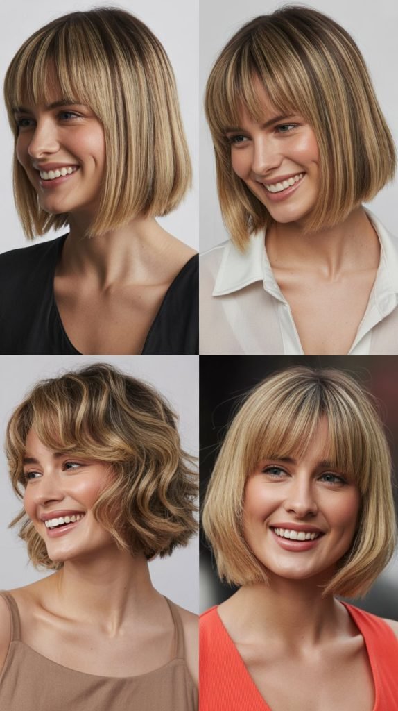 Textured Fringe with Tousled Lob