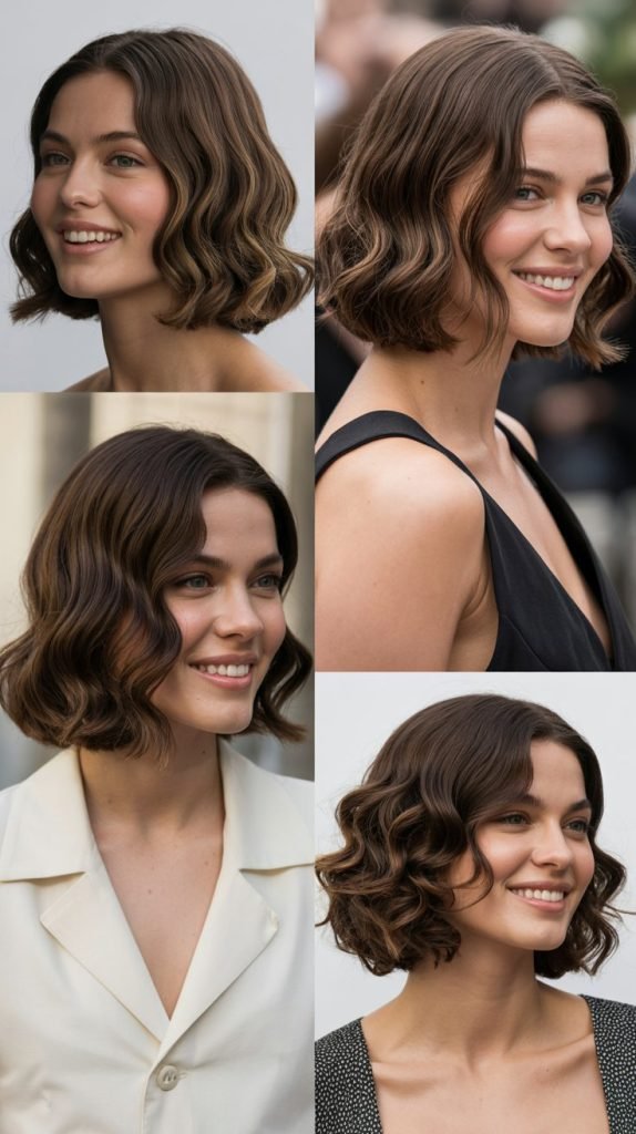 Collarbone Wavy Bob