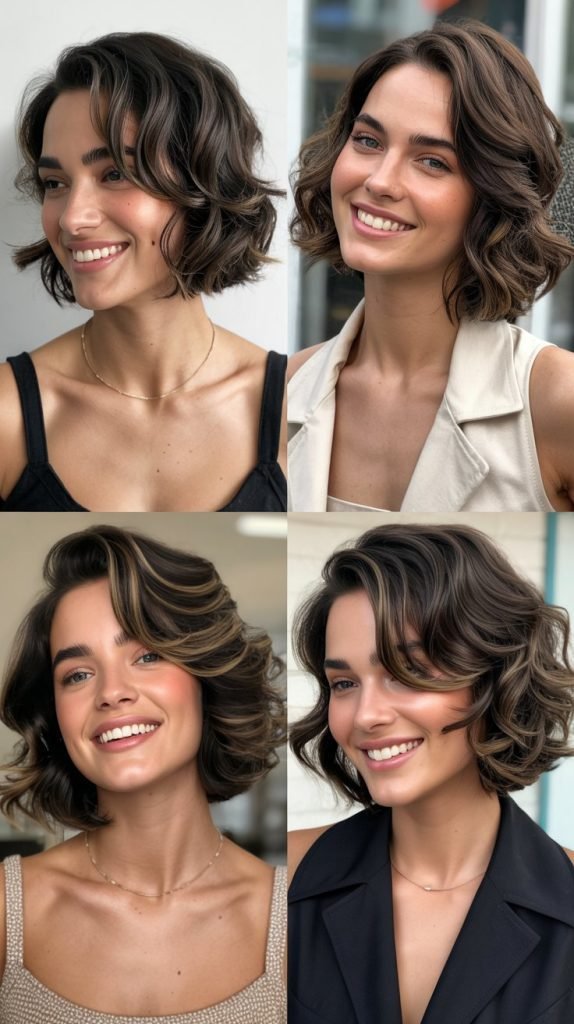 Stacked Wavy Bob