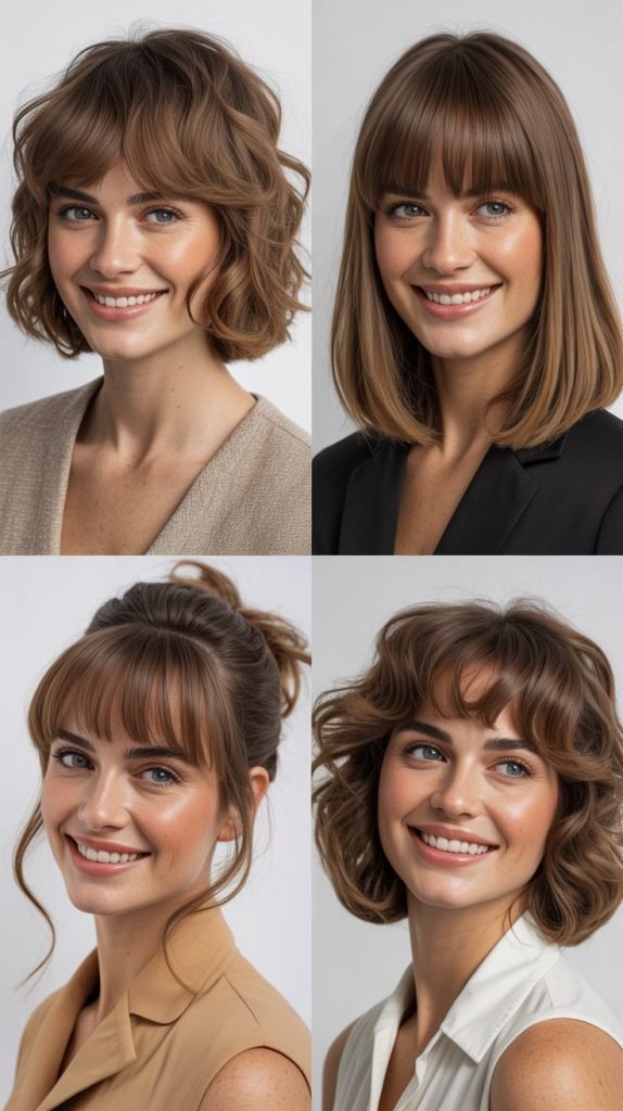 Graduated Wispy Bangs