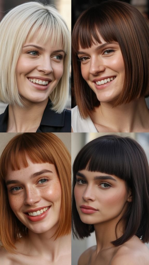 . Blunt Shoulder Cut With Micro Fringe