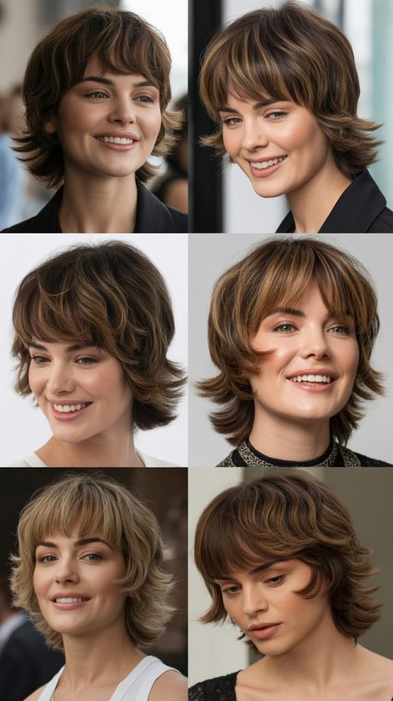 Rounded Bangs with Classic Bob