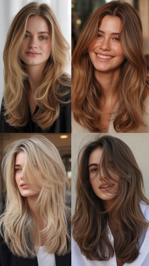 Long Layers with Bronde Coloring