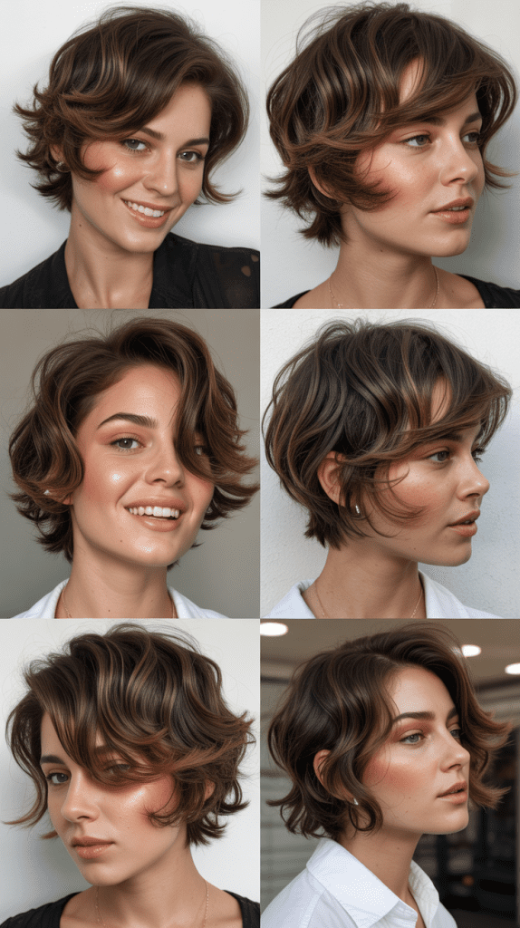 Layered Bixie Cut