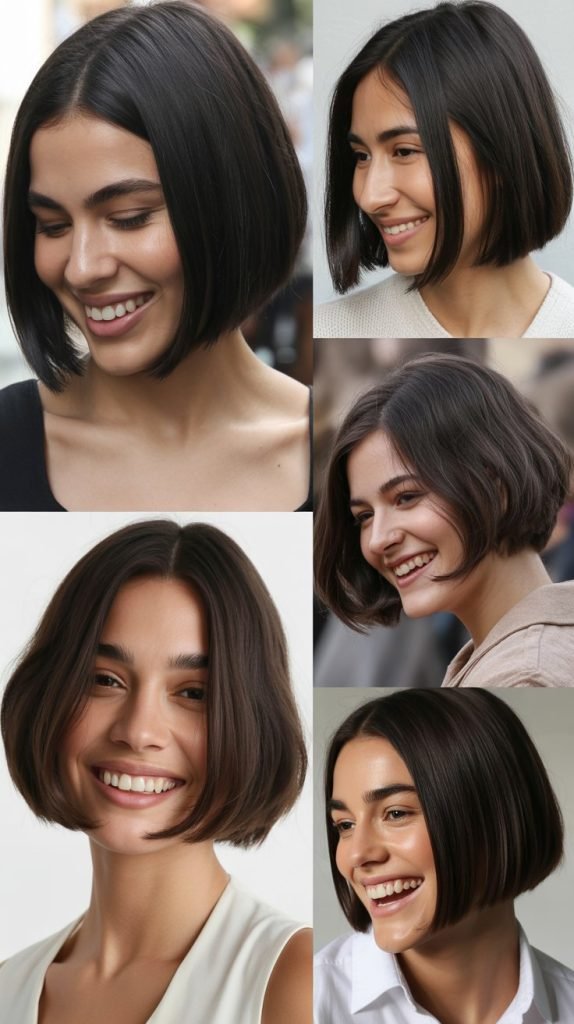  Precision Bob with Minimal Face Graduation