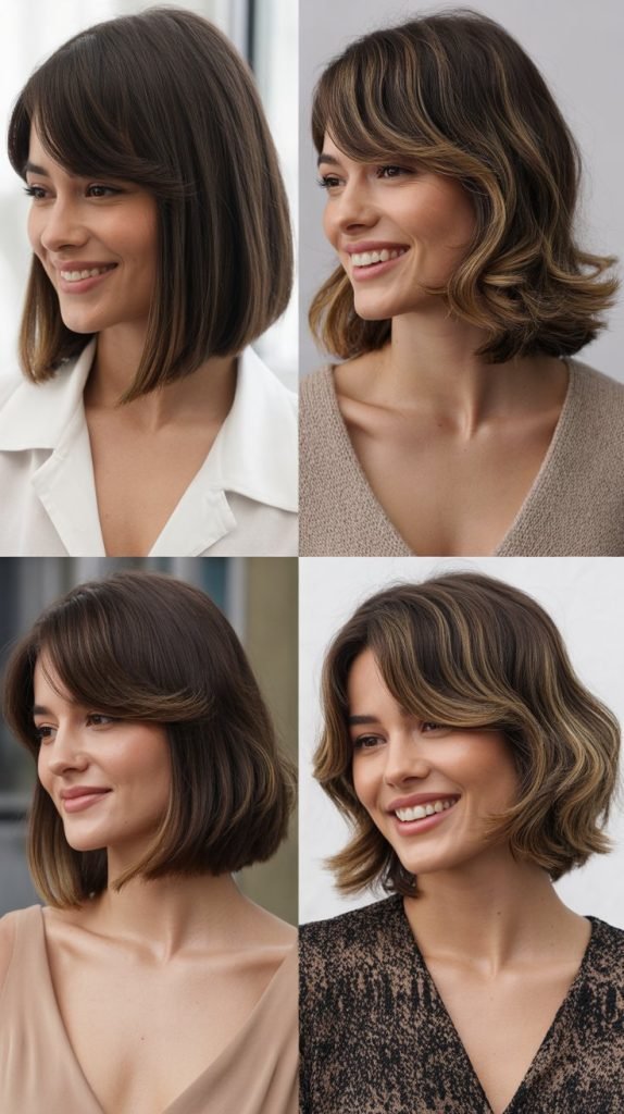 Textured Shag with Wispy Side Bangs