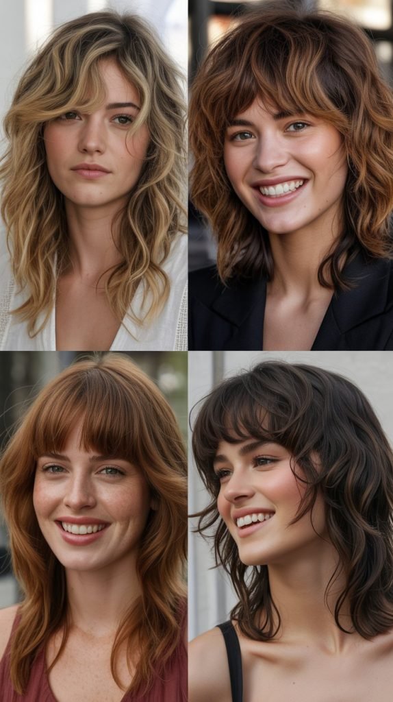 Messy Waves with Broken Bangs