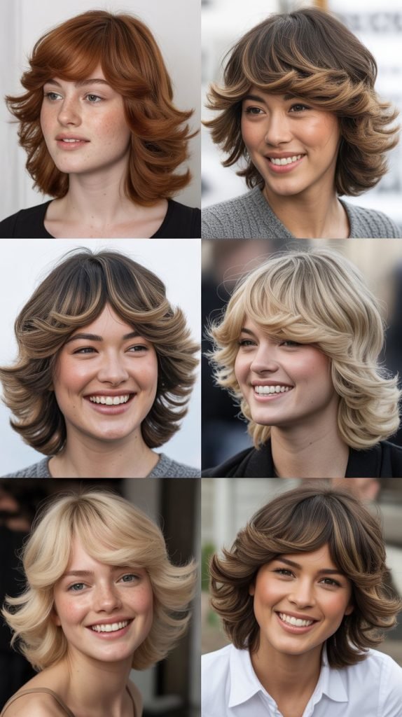 Layered Bob with Side Bangs