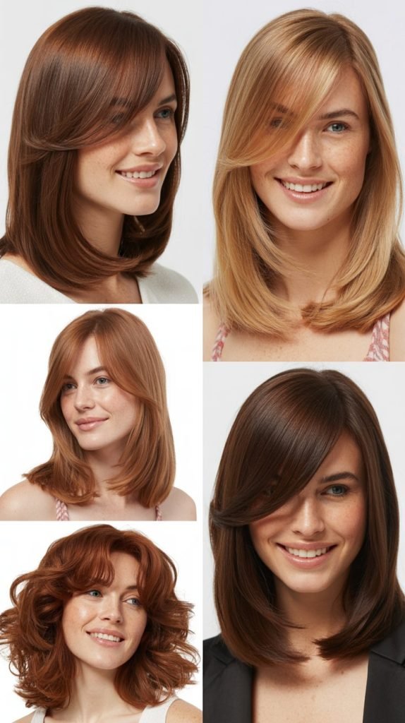  Long Angled Bob With Side-Swept Bangs