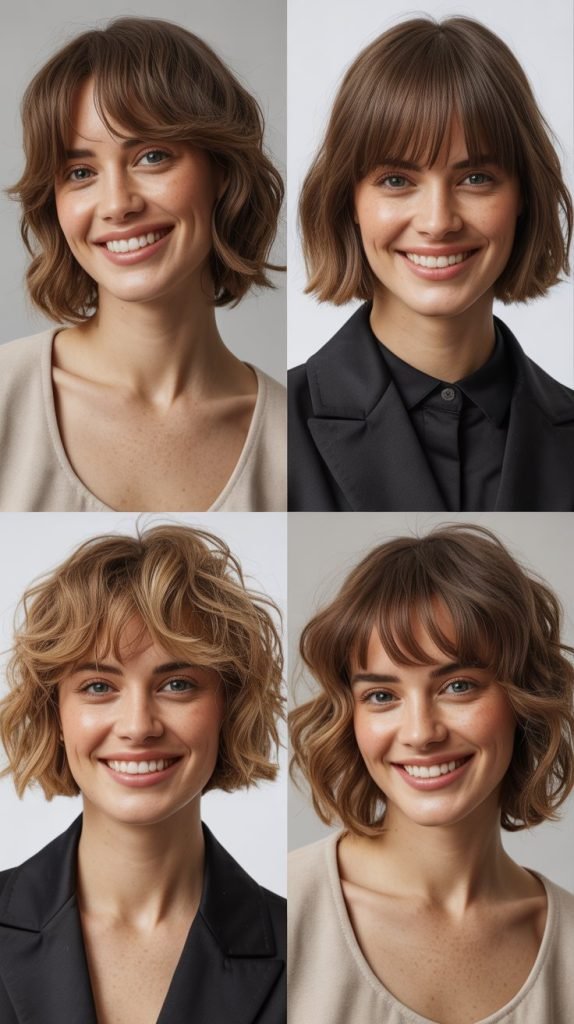 Wispy Layered Bangs