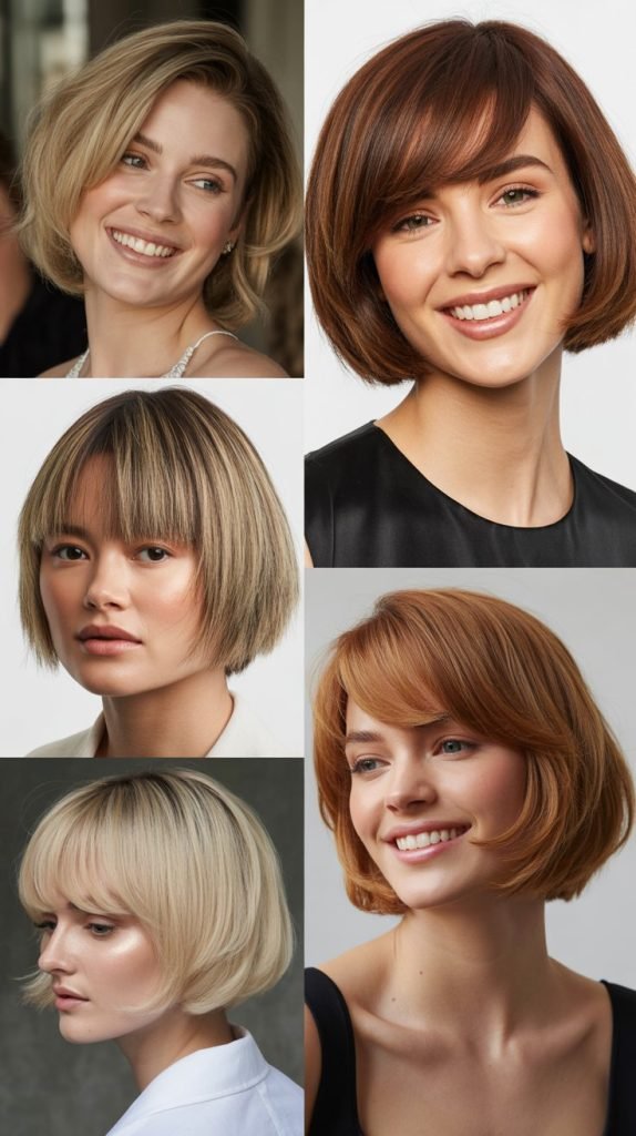  Stacked Bob With Side Bangs