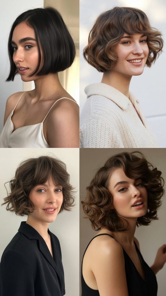 . Graduated Bob with Texture