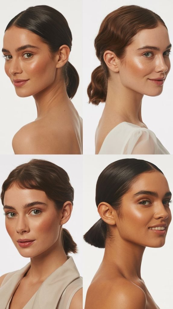  The Sleek Low Ponytail