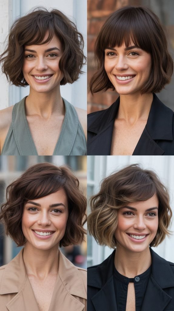 Choppy Bob with Piecey Side Bangs