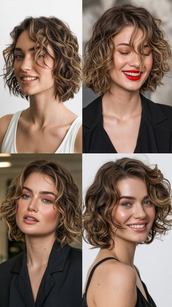 Razored Wavy Bob